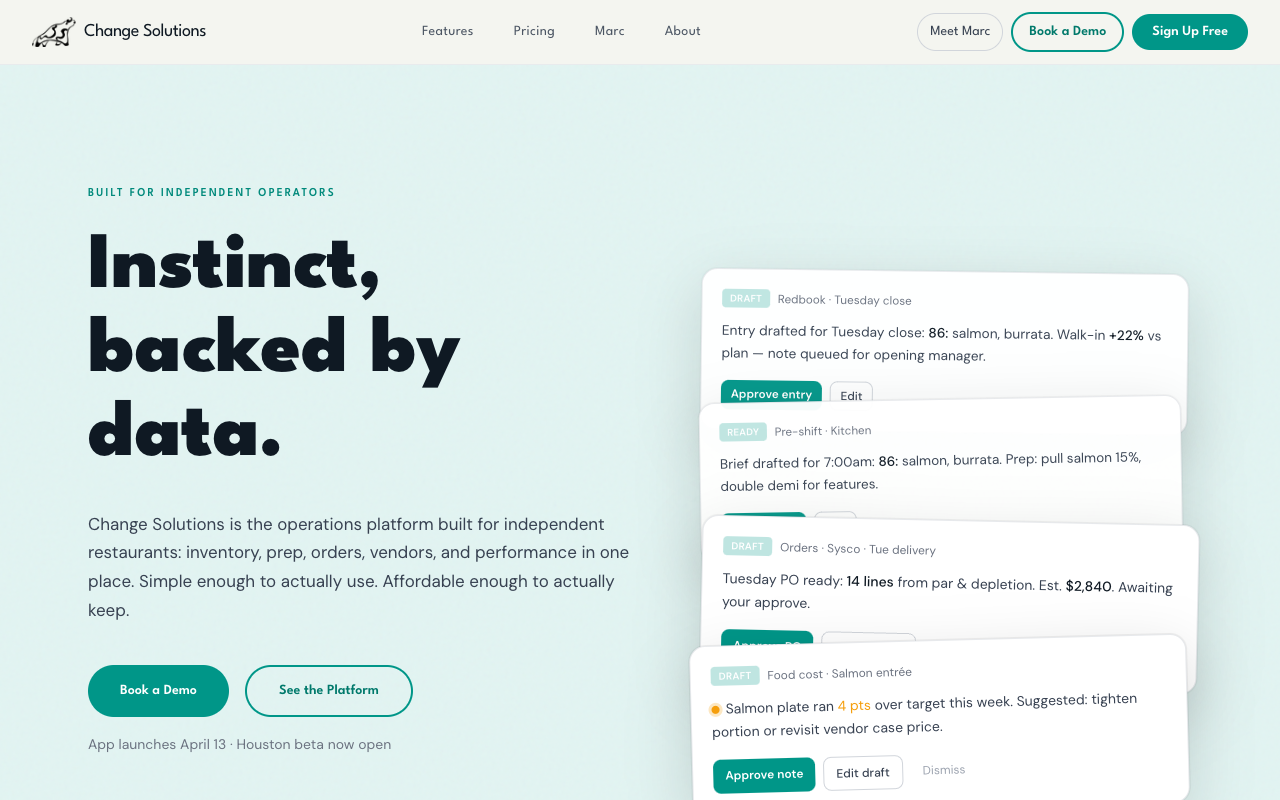 Change Solutions website