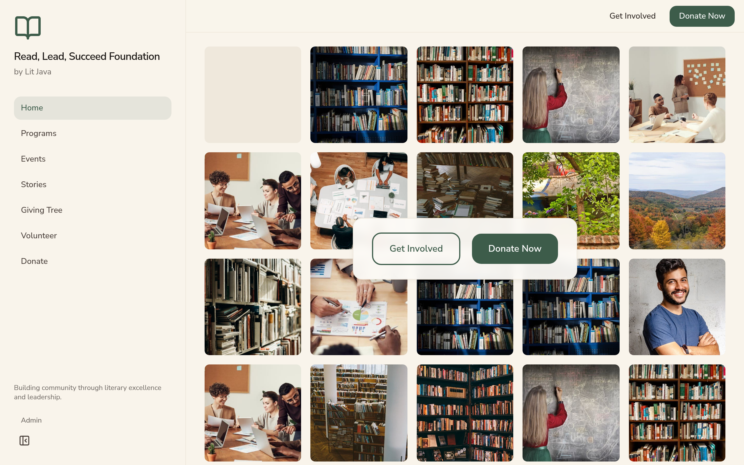 Read, Lead, Succeed Foundation website